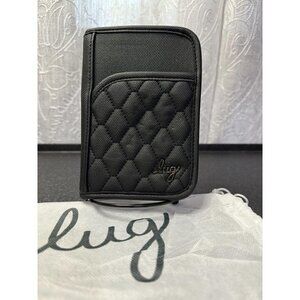 Lug Pilot Passport Wallet NWT  Matte Luxe VL Black